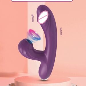 Vibrador de cabecita con succionador