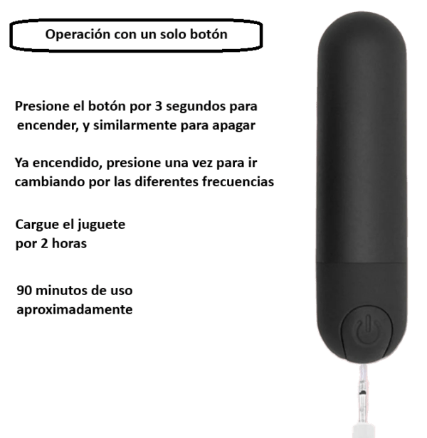 Balita vibradora con control remoto - Imagen 3
