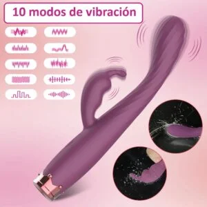 Dedito vibrador con conejito