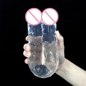 Dildo doble cabeza - Transparente