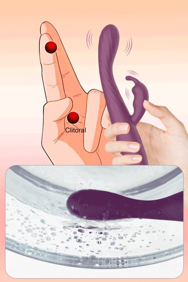 Dedito vibrador con conejito - Imagen 3