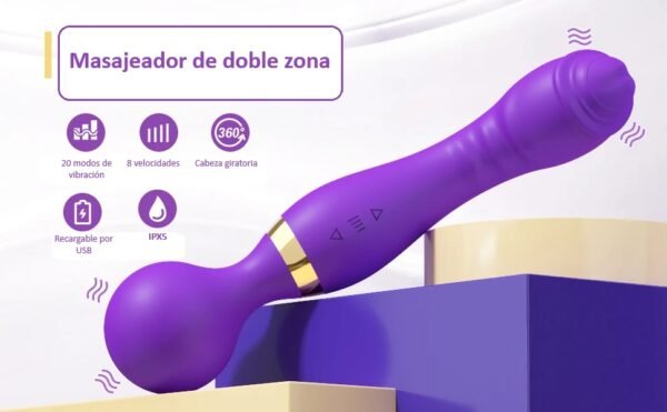 Varita masajeadora de 2 zonas - Imagen 3