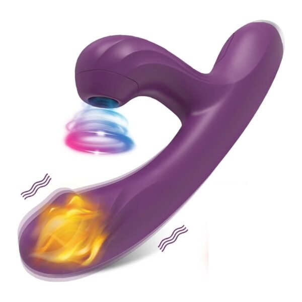 Vibrador de cabecita con succionador - Imagen 7