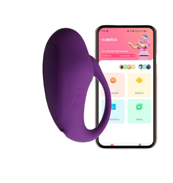 Huevito vibrador V1 con Control por App MireaAI - Imagen 7