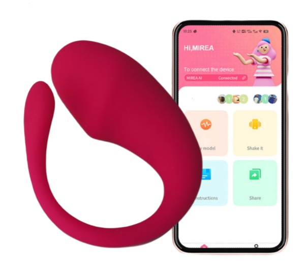Huevito vibrador V1 con Control por App MireaAI - Imagen 6