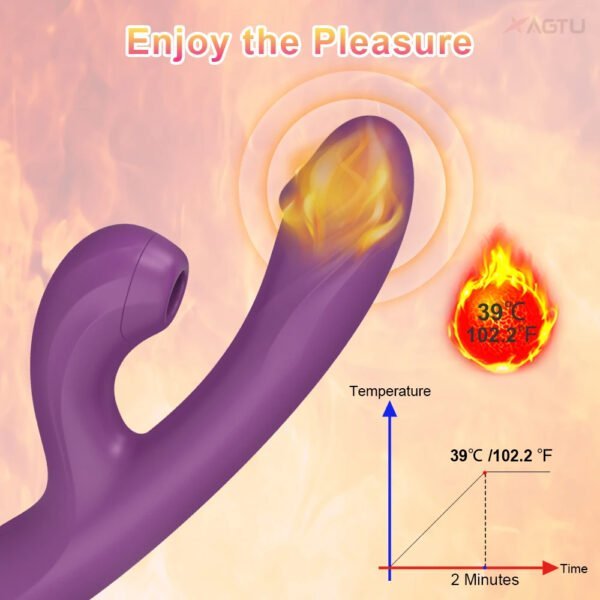 Vibrador de cabecita con succionador - Imagen 10
