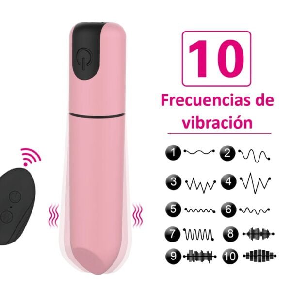 Labial balita vibradora con control remoto - Imagen 4