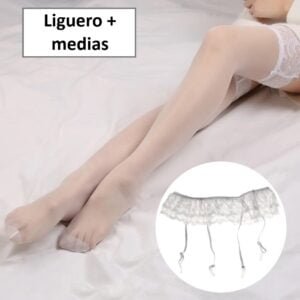 Liguero con medias