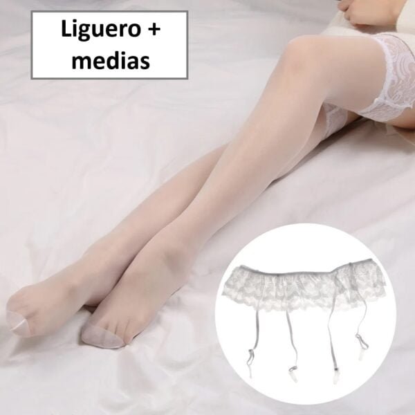 Liguero con medias