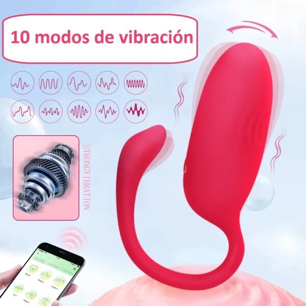 Huevito vibrador V5 con Control por App - Imagen 2