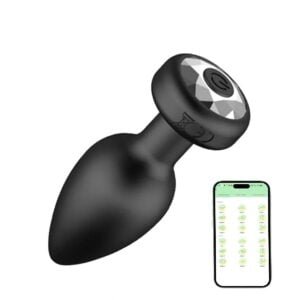 Plug anal vibrador con control por App