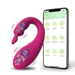 Huevito vibrador V6 de conejito 2 zonas