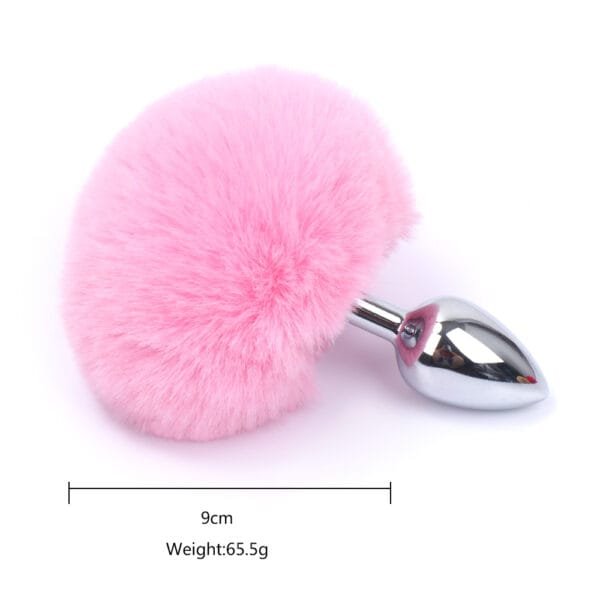 Plug anal metálico conejita - Rosa - Imagen 2