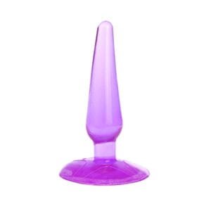 Plug anal con ventosa - Morado