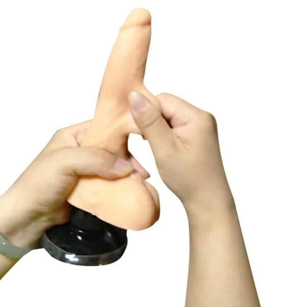 Dildo natural con vibrador - Baterias - Imagen 2